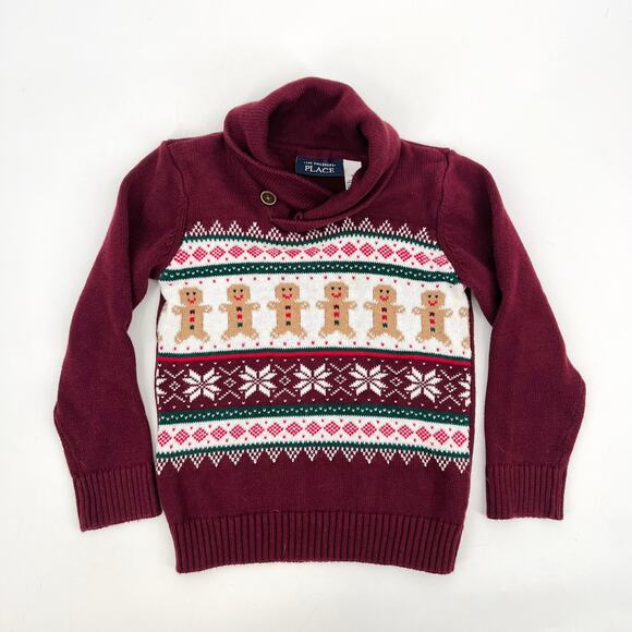 The Children's Place Other - The Children's Place Holiday Christmas Gingerbread Sweater Size 4T